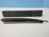 Vintage Union Cutlery Co. Inc. Spike Straight Razor In Original Box Handle Stamped 400