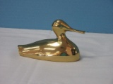 Brass Duck Décor Figure