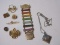 Group - Vintage Girl Scout Pins, Karen Pin, Merit Presented by Order of Rainbow Service Badge