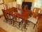 9 Piece - Exceptional Thomasville Furniture Chinoiserie Style Suite Rectangular Dining Table