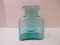 Blenko Classic Mid-Century Modern Hand Blown Turquoise Glass Double Spout 8