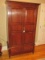 Harden Furniture Cherry Neoclassical Style Entertainment Center Cabinet Double Panel Doors