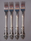 Set - 4 Gorham Sterling La Scala Pattern 1964 Silver Flatware