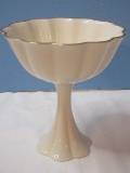 Lenox China Bel Canto Collection Giftware Cream Scalloped 6