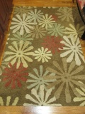 Imperial Rugs Baltic Collection Groovy Flower Design Color Shades of Brown