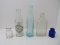 Glass Bottle Collection Blue Glass Verner Springs Greenville S.C. Water Co. 8 7/8