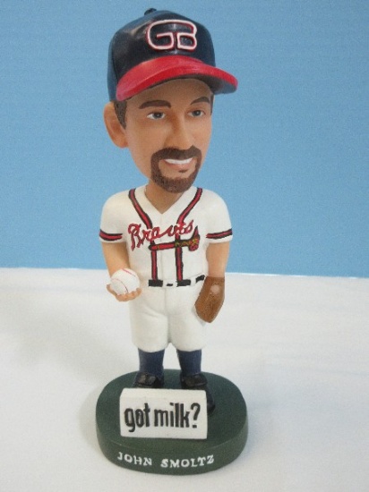 Scarce Find John Smoltz #29 Atlanta Braves Bobblehead "Got Milk"