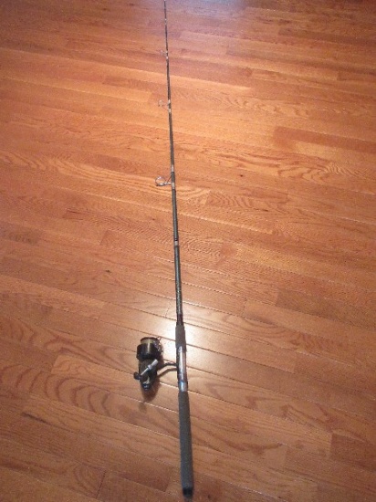 Vintage Garcia Mitchell 300 Spinning Casting Fishing Reel on Daiwa Apollo 1653W 7' Rod