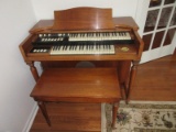 Hammond Electric Console Organ Model-M3 Form A1 Serial No.108322 Volts A.C. 117