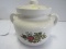 Vintage McCoy Bean Pot Spice of Life Pattern 342 Country Kitchen