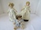 3 Collectible Décor Dolls 2 Avon on Stands