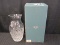 Lenox Tall Diamond Cut Crystal Glass Vase