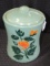 Vintage Cookie Jar w/ Hand Painted Floral Motif