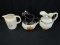 3 Vintage Pottery Pitchers Cat Tail Sears & Roebuck And Co. 6
