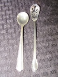 Vintage Webster Sterling Teaspoon & Pierced Spoon