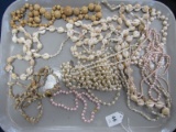 Misc. Costume Jewelry Necklaces Bead, Faux Pearl, Etc.