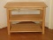 Mission Style Natural Finish Oak Multi-Functional T.V. Stand, Accent Table or Bookcase