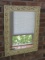 Plastic Traditional Molded Frame Wall Mirror Ornate Scroll Foliage Relief Design