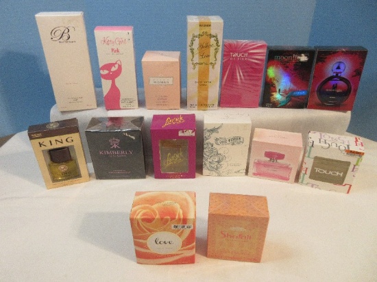 Collection - 15 Bottles Ladies Fragrance Perfumes Eau De Parfum Various Sizes/Fragrances