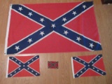 Flag Group - Confederate Flag Cloth, 2 Small Polyester 18 1/2