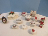 Collection - Porcelain/Ceramic Trinket/Candy Boxes Mikasa Jubilation 4 3/8