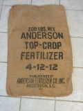 200lbs Net Anderson Top-Crop Fertilizer 4-12-12 Burlap Bag