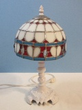 Tiffany Style Patriotic Red, White & Blue Shade 15