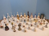 30 Plus Souvenir Collectibles - Bells, Glass, Porcelain, Ceramic & Metal