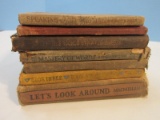 7 Antique/Vintage School Books National Standard Elementary Spelling Book © 1908