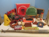 Group - Vintage & Other Games, Lunch Pail, Turtle Chalk Board, Fiddle Stix