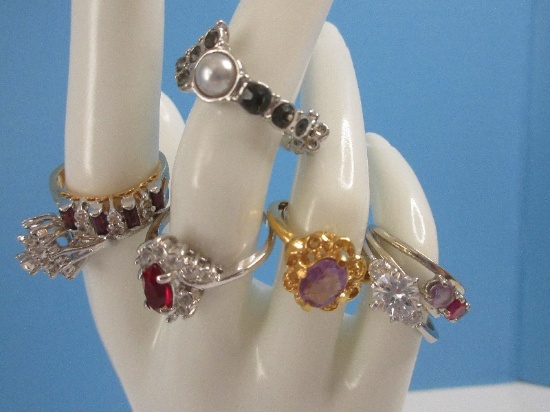Collection - Ladies Cocktail Rings, Cluster Ring, Solitaire & Other