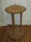Awesome Oak Spinning Floor Round Fishing Rod Rack Stand 24 Capacity Total