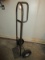 Gray Metal Hand Truck w/ Pneumatic Wheels