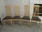 Awesome Set - 4 Calligaris Furniture Italian Modern Chicago Maple Dining Chairs