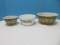 Retro 3 Piece Set - Pyrex by Corning Spring Blossom Pattern Nesting Mixing Bowls