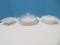 Group - Casserole Baking Dishes Anchor Hocking Milk Glass 7 5/8