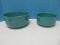 2 Mervyns Stoneware Nesting Mixing Bowls 8