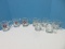 Set - 8 Heavy Pressed Glass A&W Root Beer 4 1/4