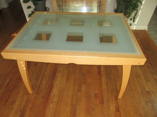 Magnificent Calligaris Furniture Bon-Ton Sleek Italian Modern Maple Extendable Dining Table