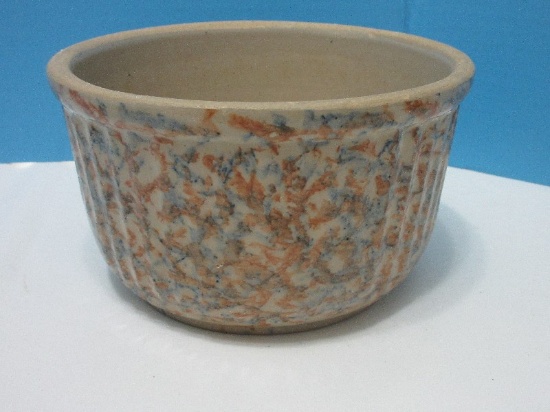 Early Red Wing Pottery Farmhouse Spongeware/Spatterware Pattern 7 1/4" Mixing Bowl/Crock