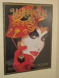 Mardi Gras 1995 En Vogue Portrait Woman w/ Carnival Masquerade Stick Mask Poster