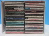 Collection - 40 CD's Compact Discs Misc. Steve Ray Vaughan, ZZ Top, Celine Dion