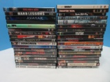 30 Plus DVD Video Collection Spider-Man, Copycat, Frozen in Fear, House on Haunted Hill