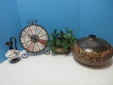 Decorative Group Ceramic Relief Scroll Foliage/Loop Interlocking Design 9