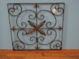 Aesthetic French Design Metal Wall Décor Fleur De Lis, Scrollwork & Acanthus Leaves