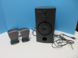 Samsung 3 Piece System w/ Subwoofer & Pair Satellite Speaker