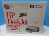 Hewlett Packard HP Deskjet 722C Color Inkjet Printer For Windows in Box