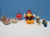 Group - Pair Ardco Porcelain Rooster 5
