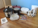 Group - Counter Top Appliances Electric Rice Cooker Everstar, Rival Crock Pot Stoneware