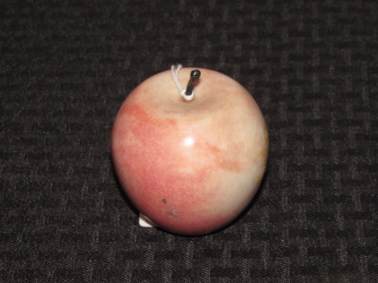 Carved Marble Apple Décor Paperweight